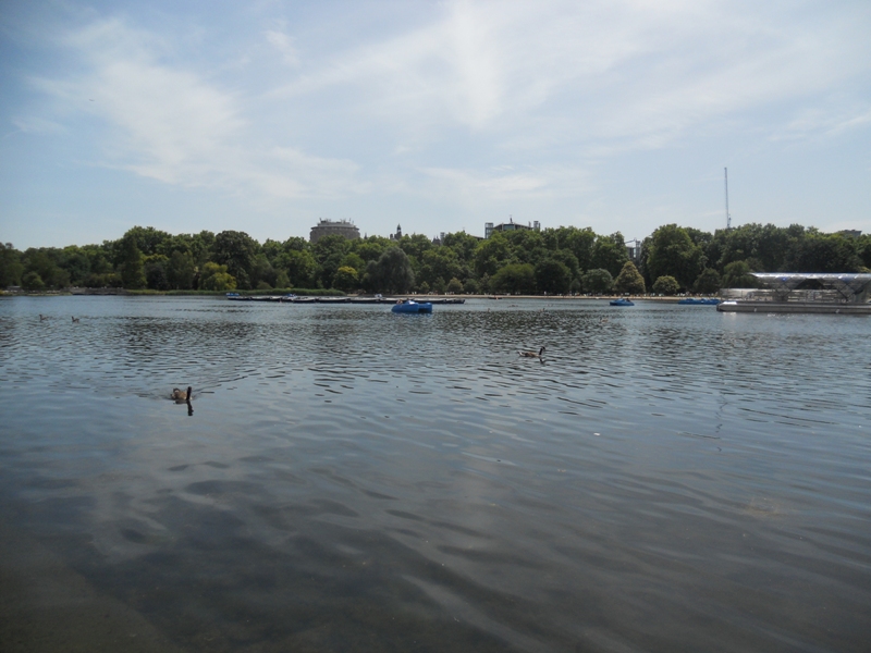 The Serpentine lake in Hyde Park